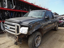 2006 Ford F-250 lariat Gray Extended Cab 6.0L Turbo Diesel #F23315